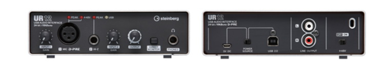 兼容iPad/Mac/PC，实现高品质录音的Steinberg USB音频接口UR12发布