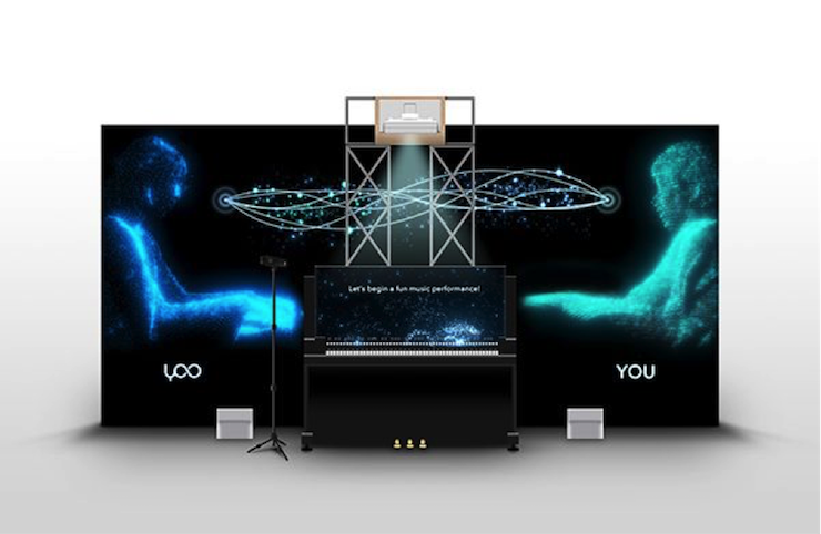 UG环球联手博报堂i-Studio展出实验性人工智能音乐装置“与YOO合奏”