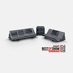 RIVAGE PM5和PM3数字混音系统，实力斩获IBC 2020 Best of Show大奖