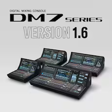 UG环球 DM7 系列数字调音台新固件和PY64-D Dante 接口卡登场